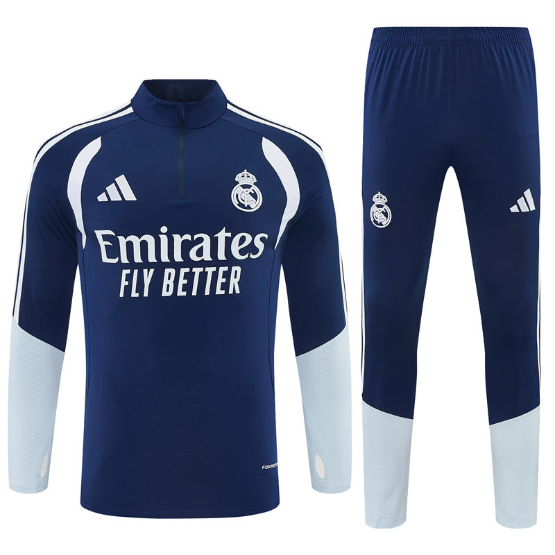 Chándal Real Madrid Azul Marino y Blanco