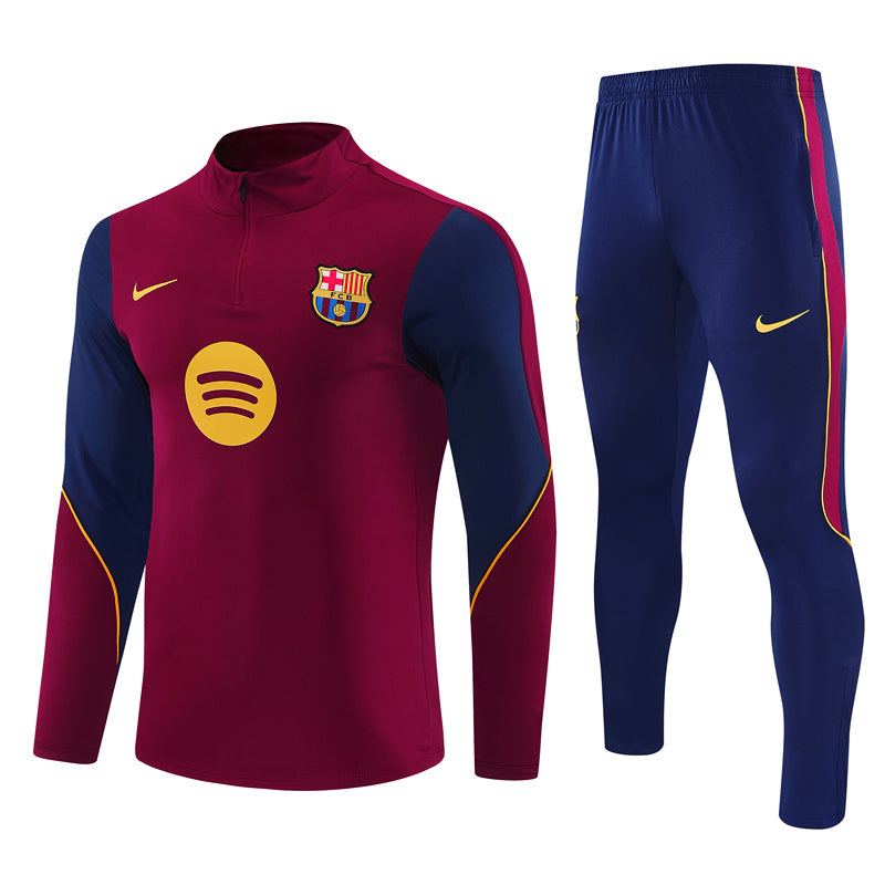 Chándal FC Barcelona Granate y Azul Marino – Diseño Deportivo