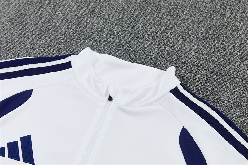 Chándal Real Madrid Blanco y Azul Marino