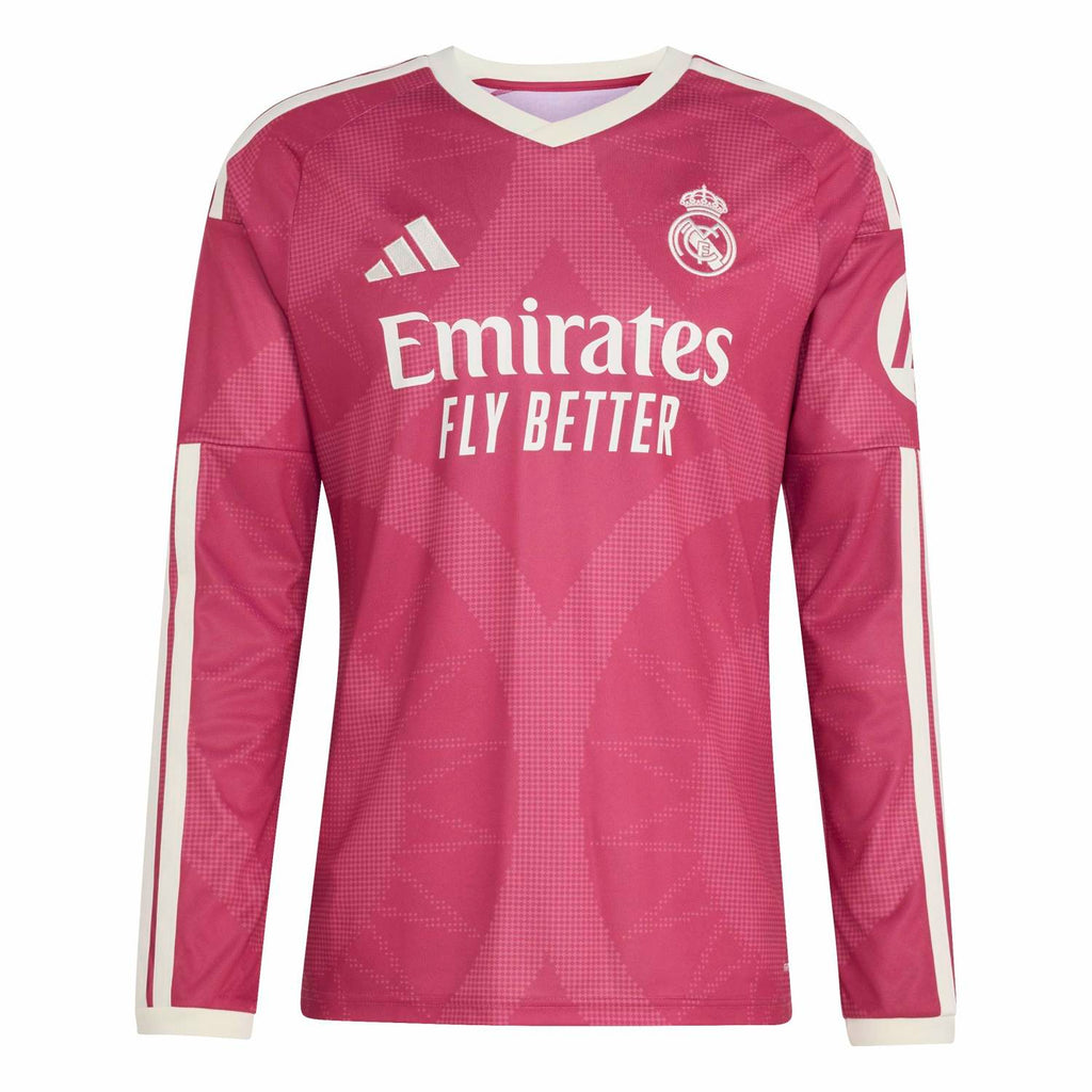 Camiseta Manga Larga Tercera Equipación Rosa 26/27