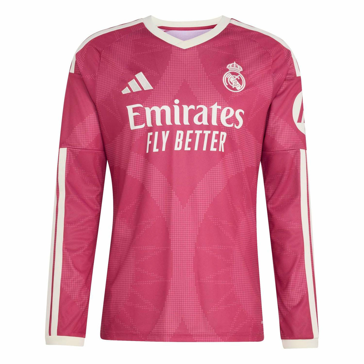 Camiseta Manga Larga Tercera Equipación Rosa 26/27