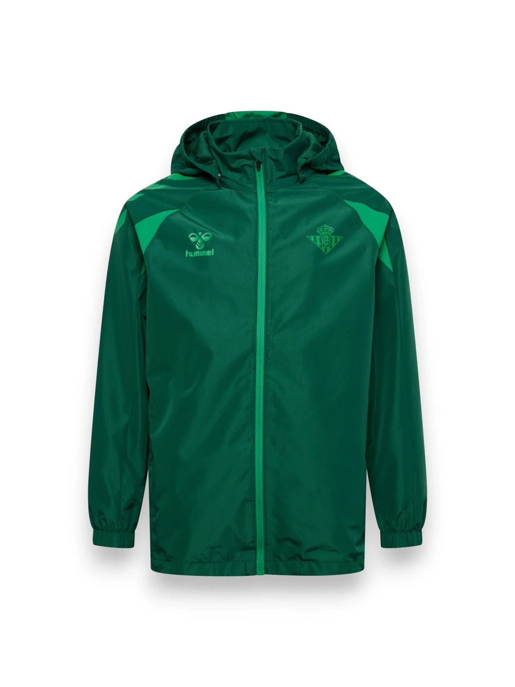Chaqueta Cremallera Entrenamiento Infantil Verde Real Betis 26/27