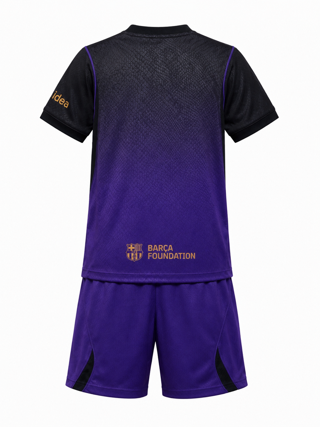 Conjunto de la segunda equipación para niño/a FC Barcelona x Kobe Bryant 26/27