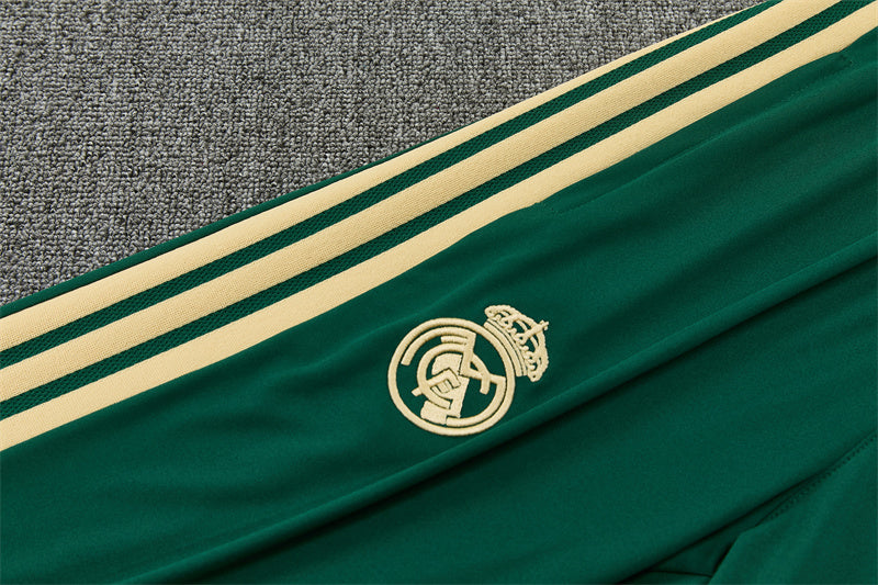 Chándal Real Madrid Verde y Dorado