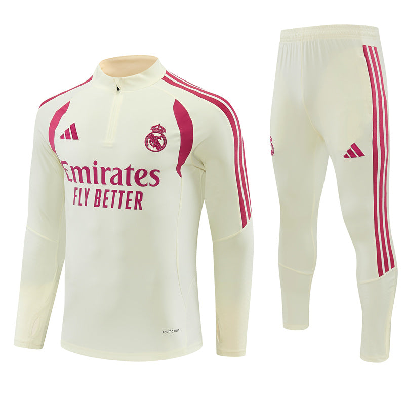 Chándal Real Madrid – Blanco y Granate