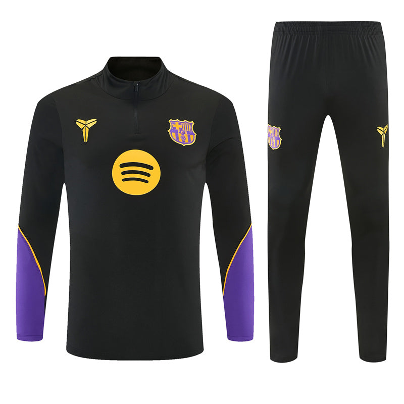 Chándal FC Barcelona Negro y Morado