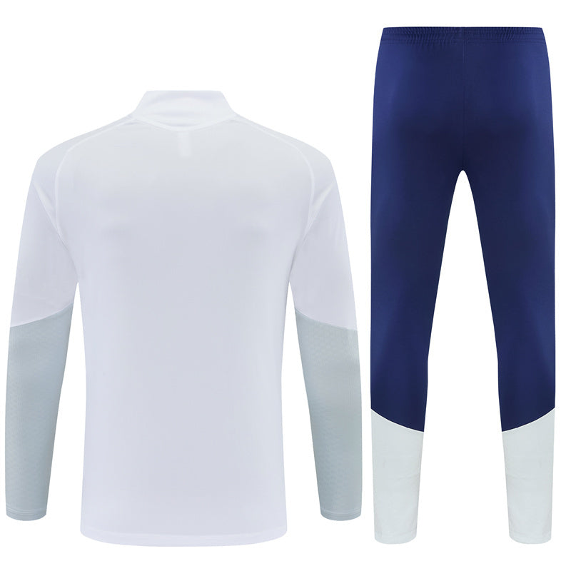 Chándal Real Madrid Blanco y Azul Marino