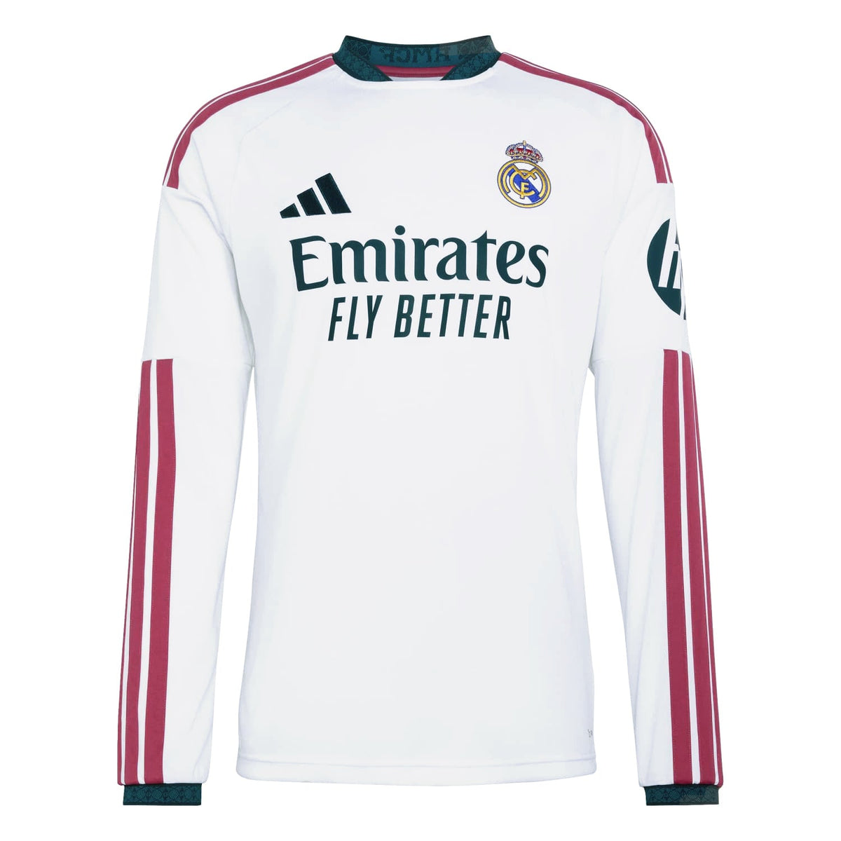 Camiseta Manga Larga Primera Equipación Blanca 26/27