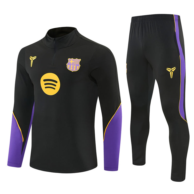 Chándal FC Barcelona Negro y Morado