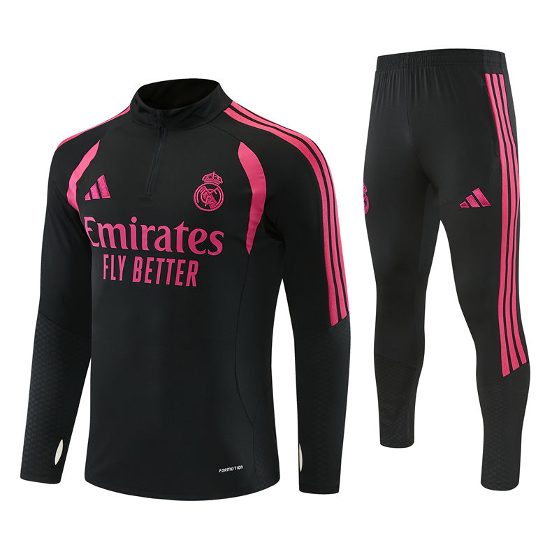 Chándal Real Madrid – Negro y Rosa