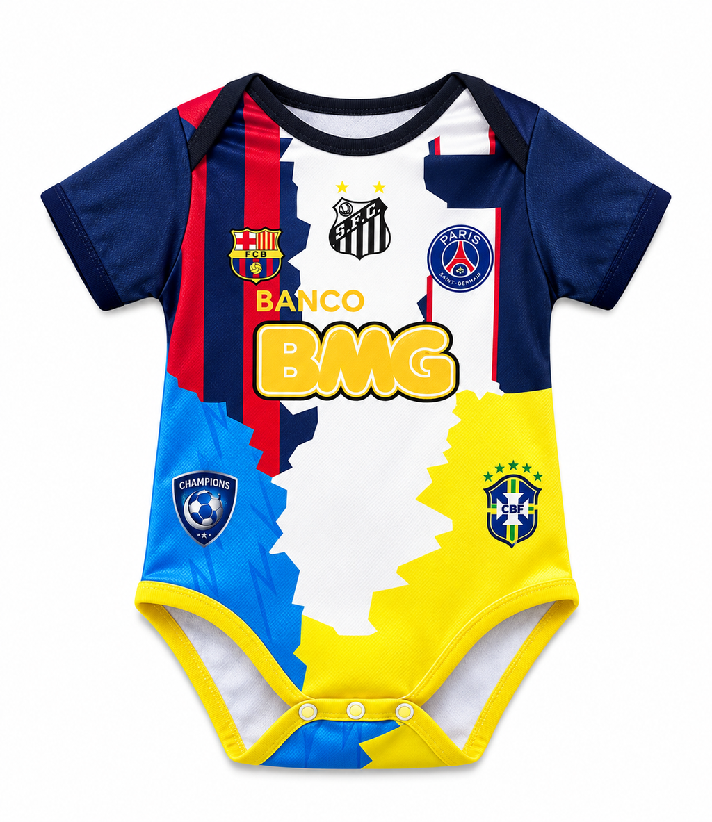 Body bebé Neymar Jr. – Todos sus equipos