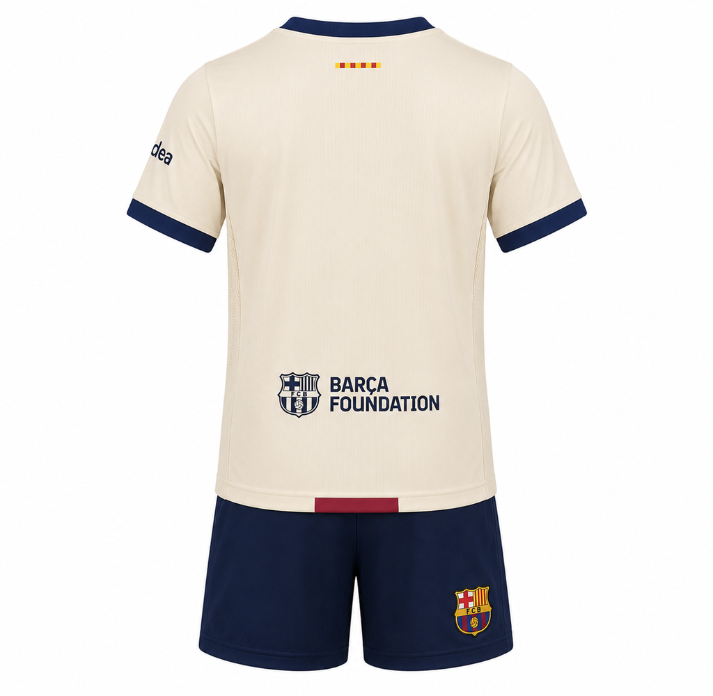 Conjunto Niño/a cuarta equipación 26/27 FC Barcelona