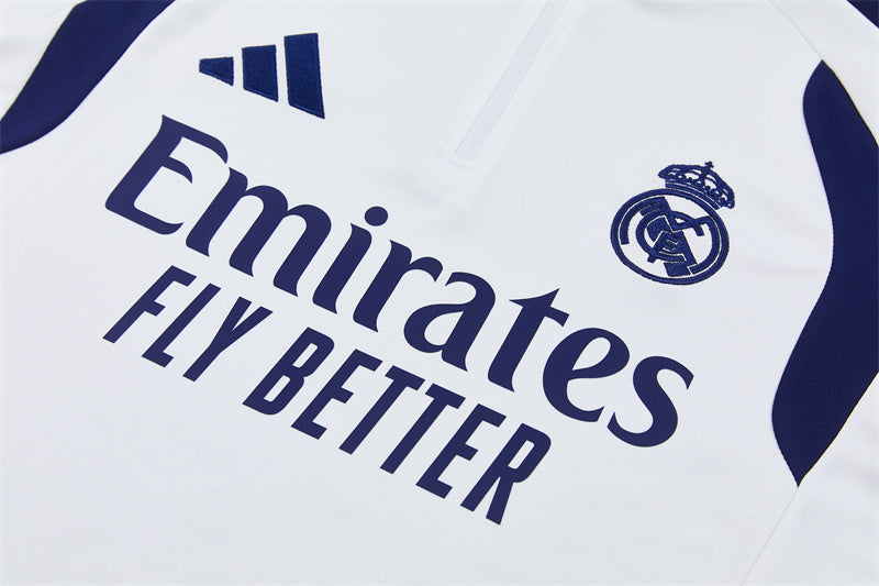 Chándal Real Madrid Blanco y Azul Marino