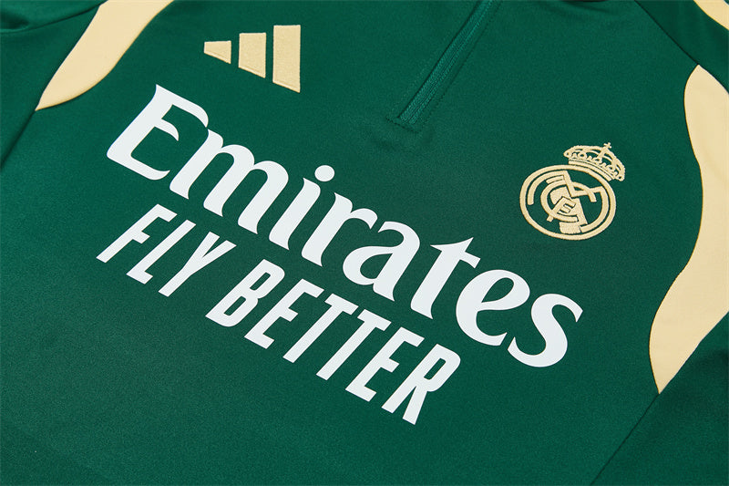 Chándal Real Madrid Verde y Dorado
