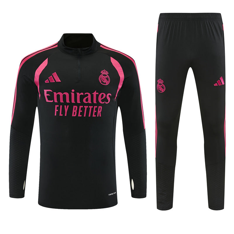 Chándal Real Madrid – Negro y Rosa