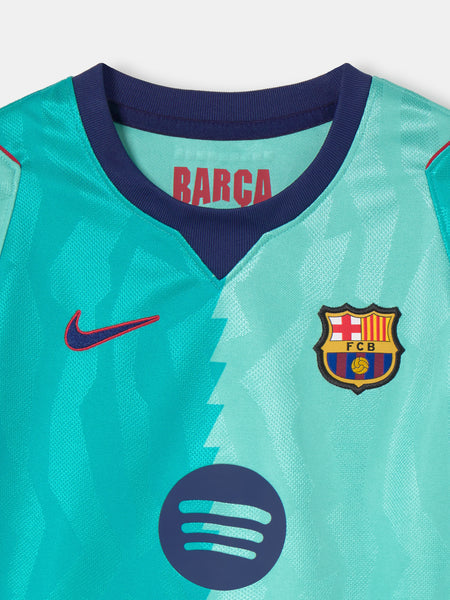 Conjunto Niño/a tercera equipación 26/27 FC Barcelona