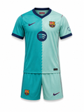 Conjunto Niño/a tercera equipación 26/27 FC Barcelona
