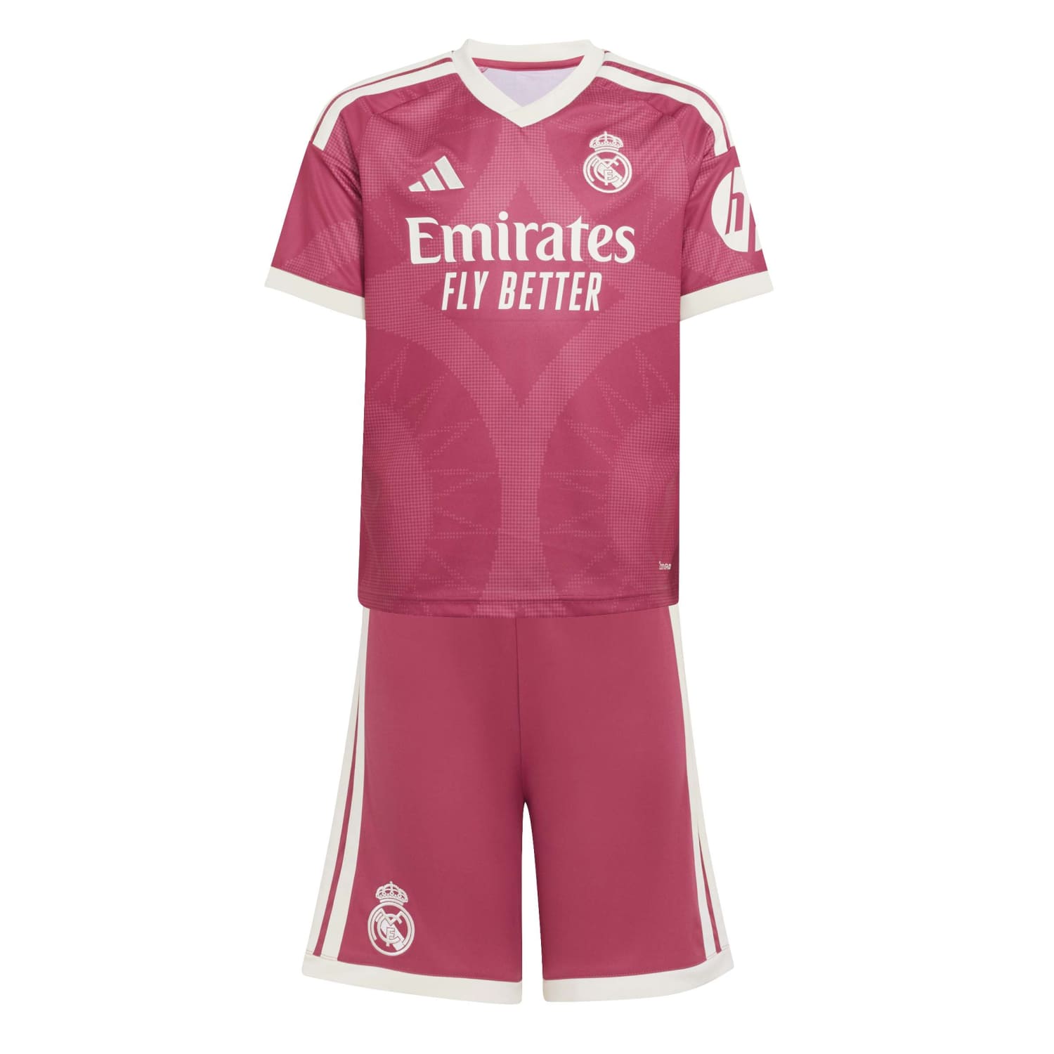 Conjunto Infantil Tercera Equipación Rosa 26/27
