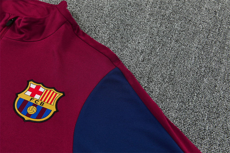 Chándal FC Barcelona Granate y Azul Marino – Diseño Deportivo