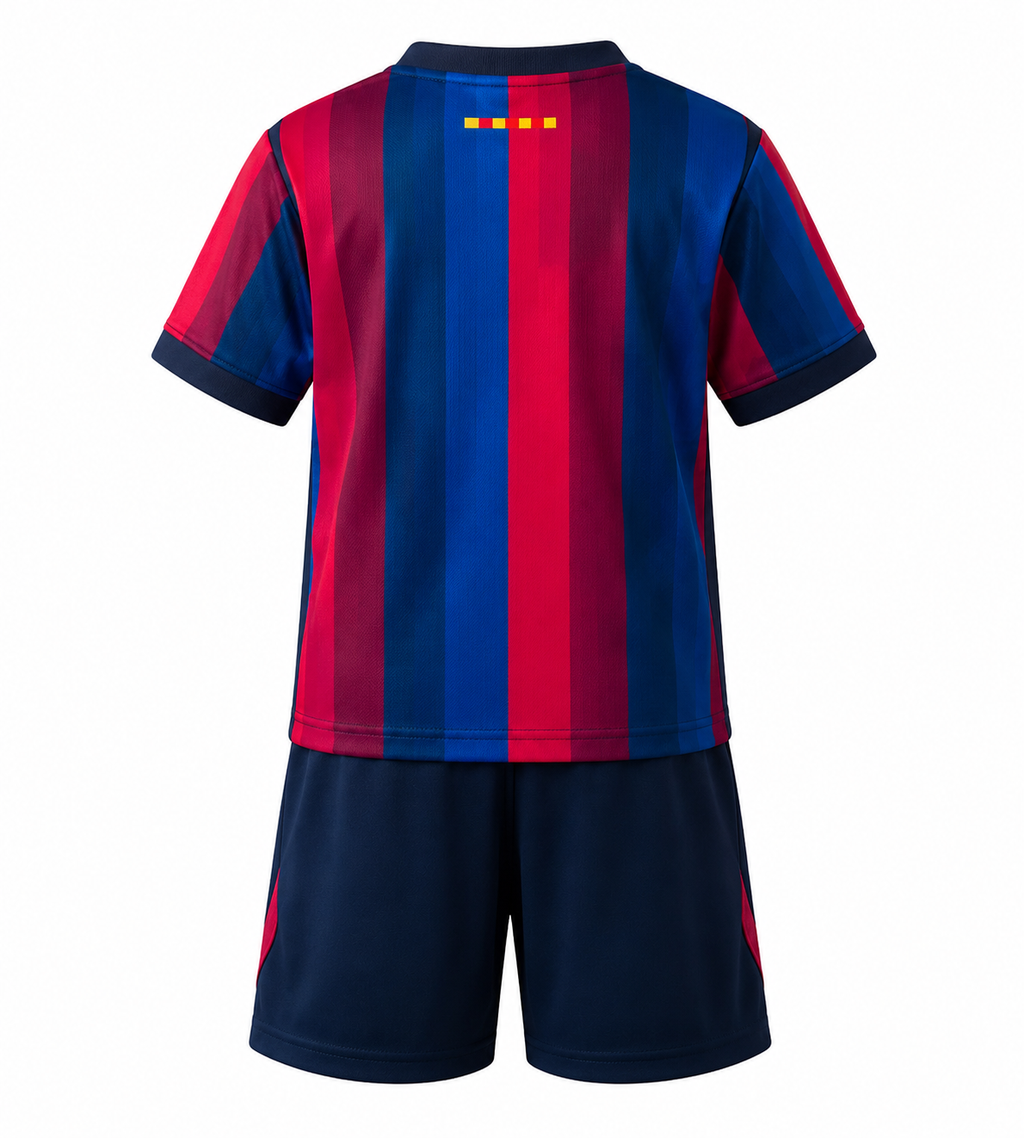 Conjunto niño/a de la primera equipación 26/27 FC Barcelona