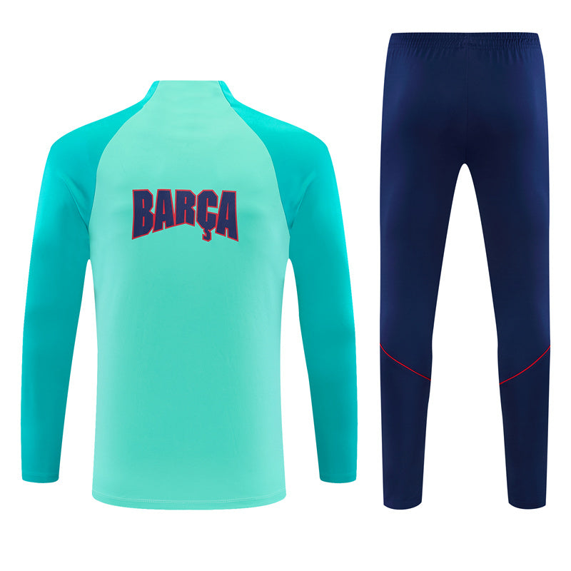 Chándal de entrenamiento FC Barcelona – Turquesa y azul marino