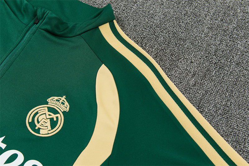 Chándal Real Madrid Verde y Dorado