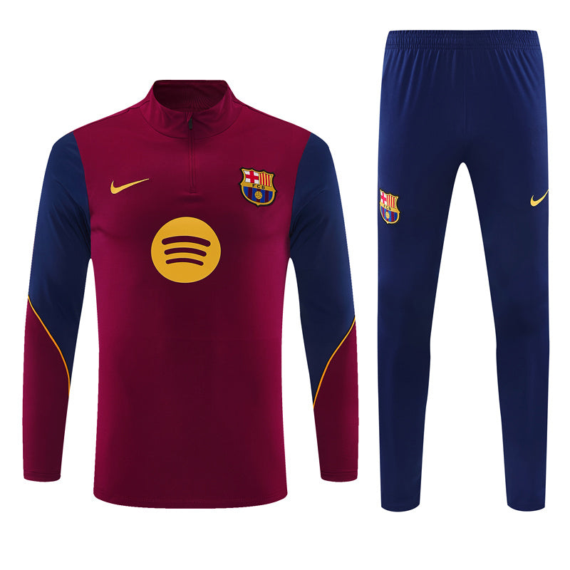 Chándal FC Barcelona Granate y Azul Marino – Diseño Deportivo