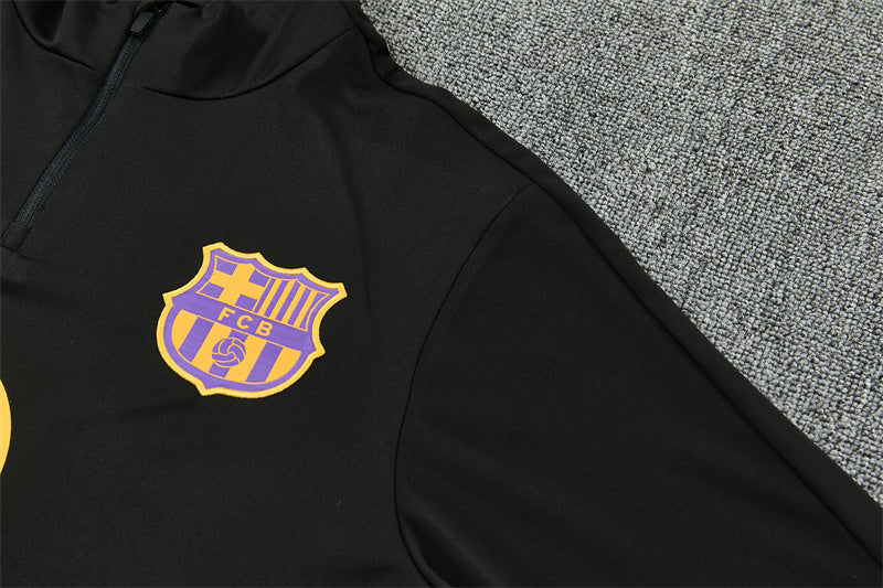 Chándal FC Barcelona Negro y Morado