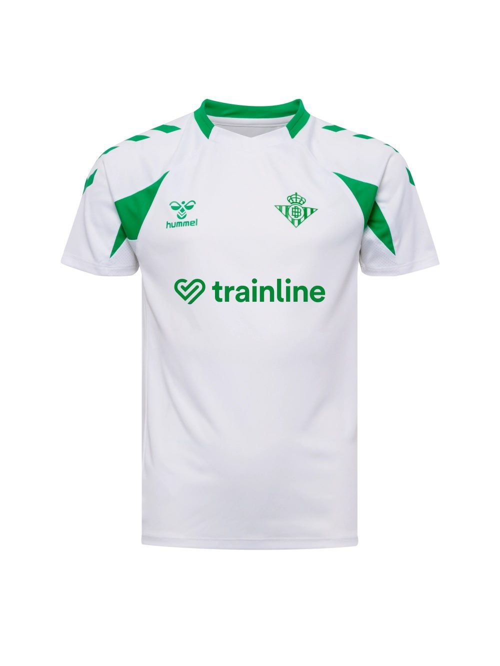 Camiseta Manga Corta Entrenamiento Adulto Blanca Real Betis 26/27