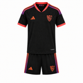 Equipación visitante negra niño Sevilla FC 26/27